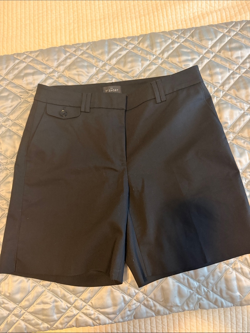 Talbots Black Tailored Bermuda Shorts